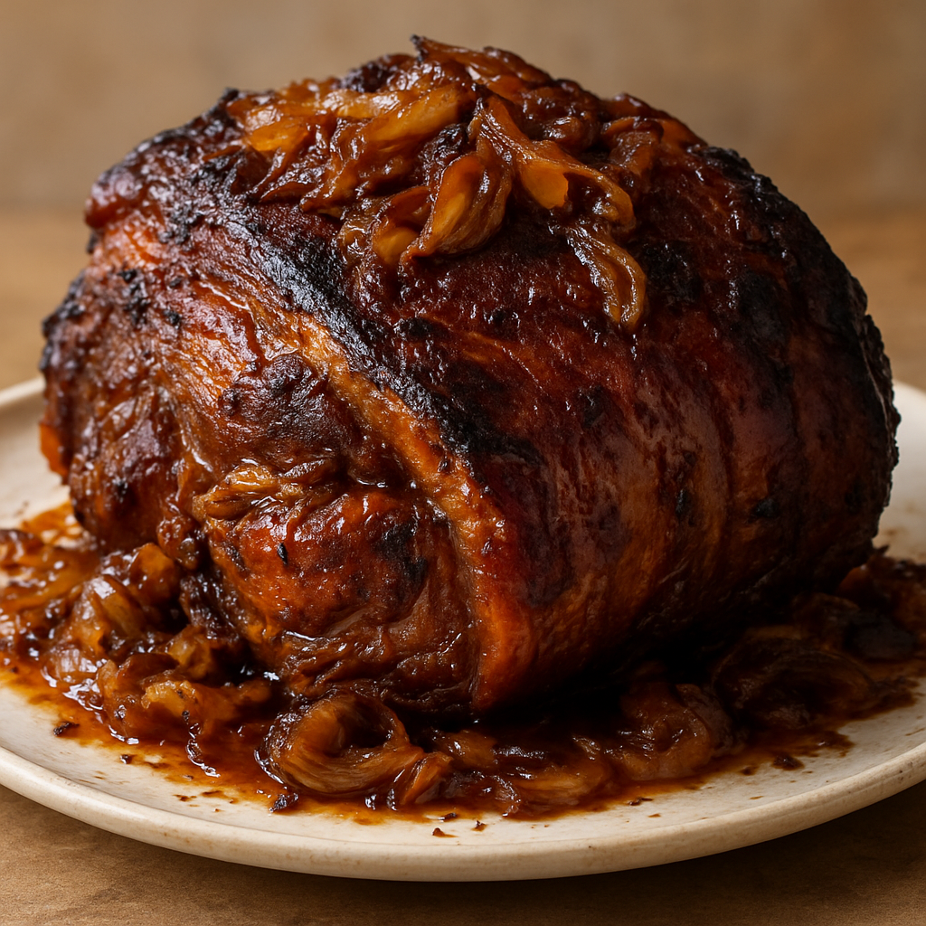 בונדולה חזיר מקורמלת באיטיות