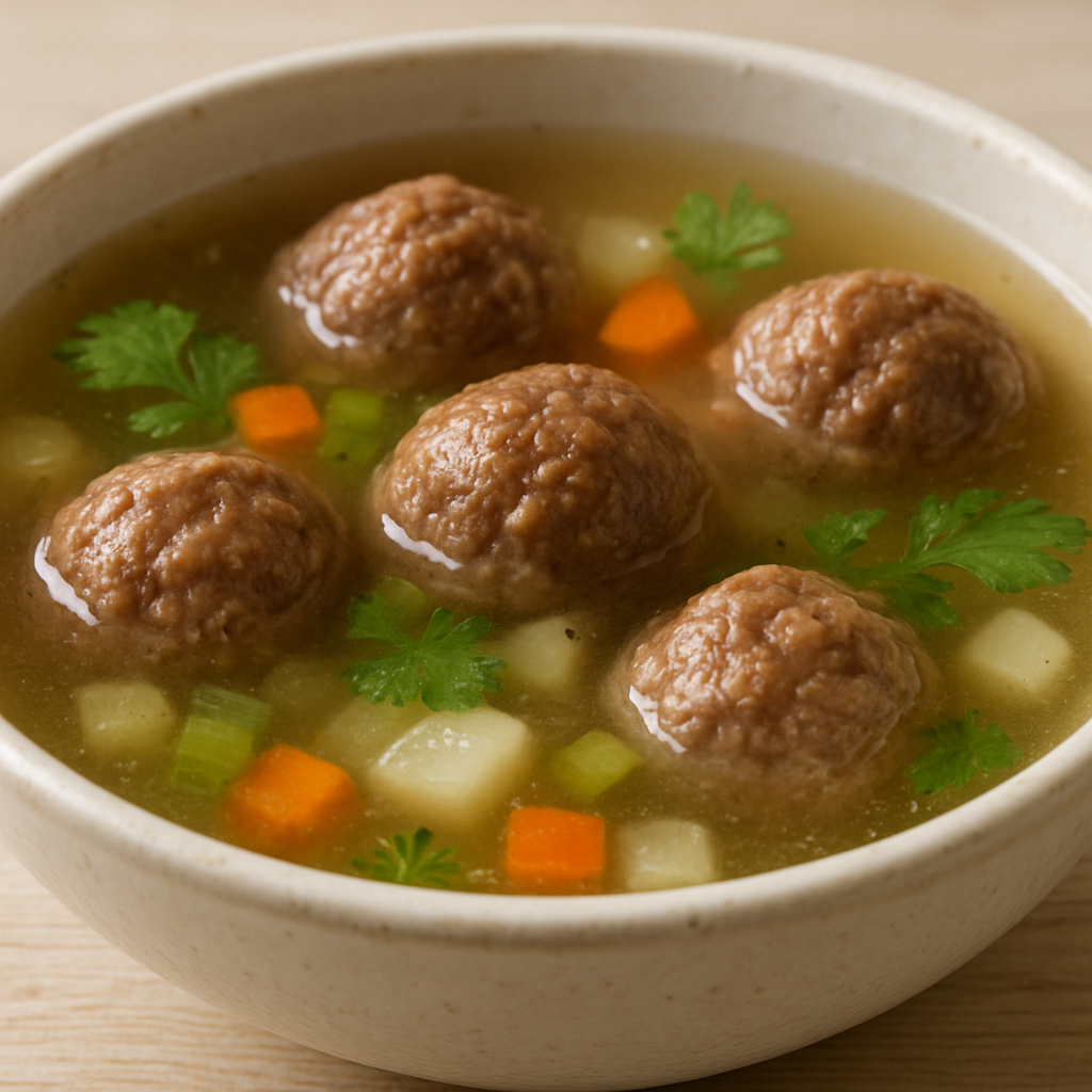 בקסו - כדורי בשר אינדונזיים במרק עדין