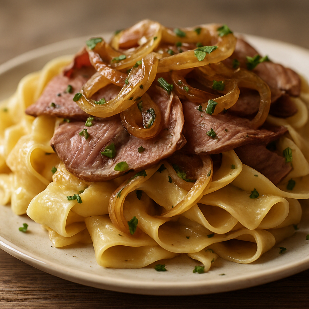 בשברמק מהיר עם בשר מעושן קר