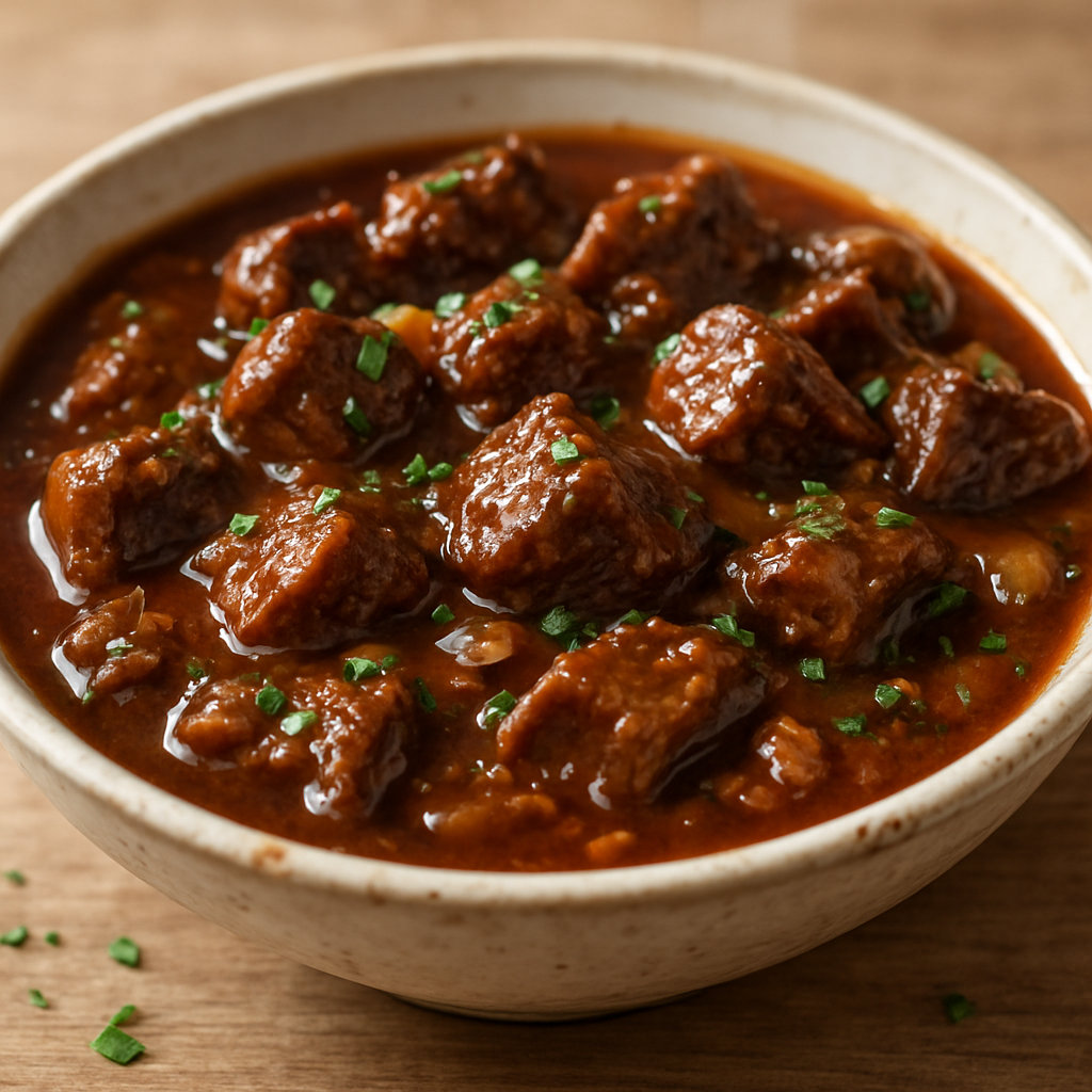 גולש בשר סלובקי מהיר עם נגיעת יוזו