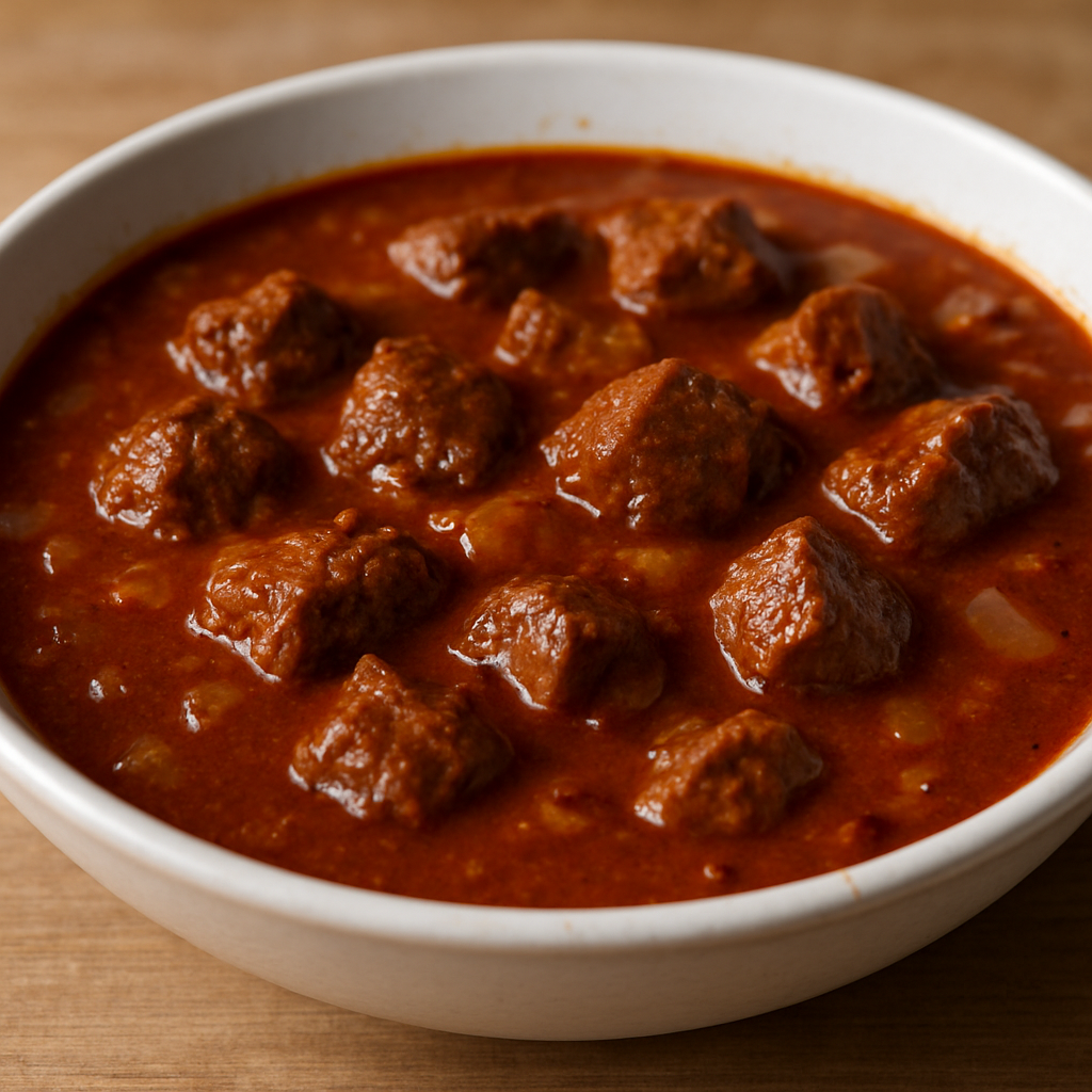 גולש סלובקי מהיר עם פפריקה ואיזון חריפות