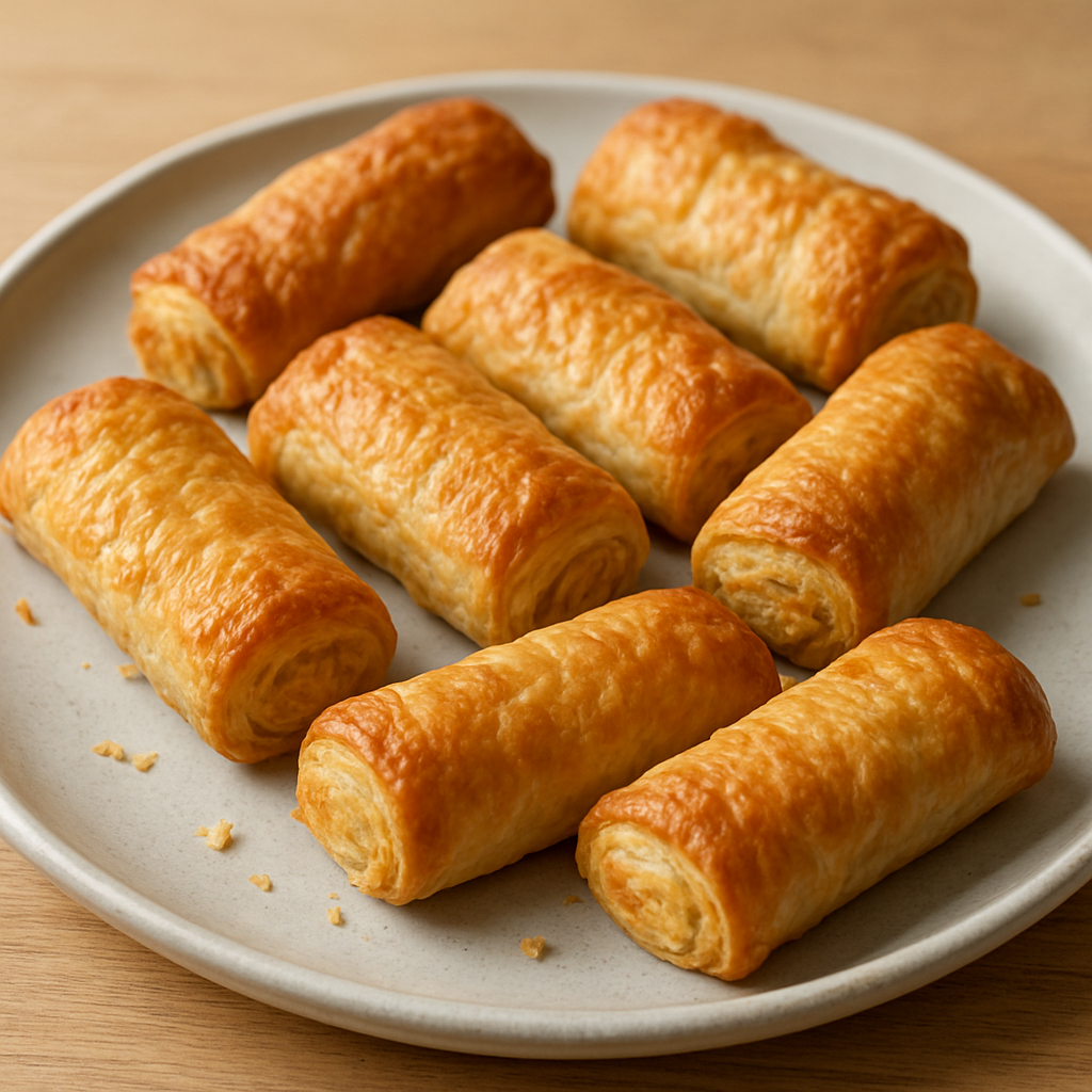 גלילי בצק עלים במילוי פאניר וקישוא עם קיפול עדין