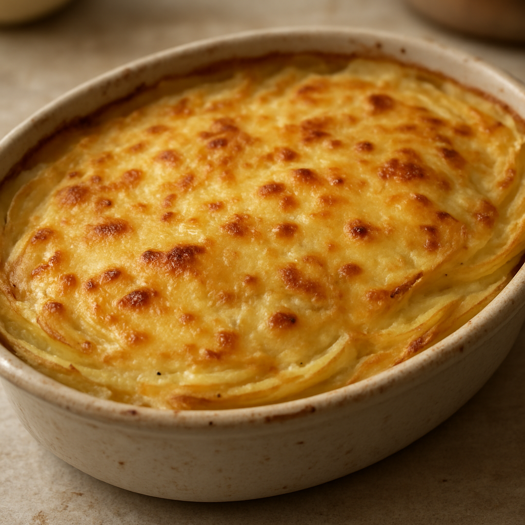 גרטן תפוחי אדמה בפפריקה ושמנת