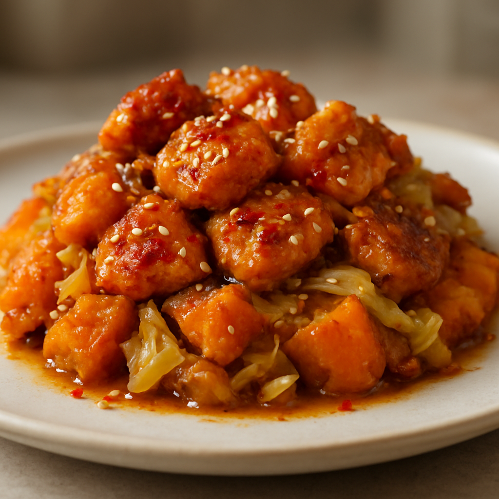 דאקגלבי עוף חריף בסגנון ביתי