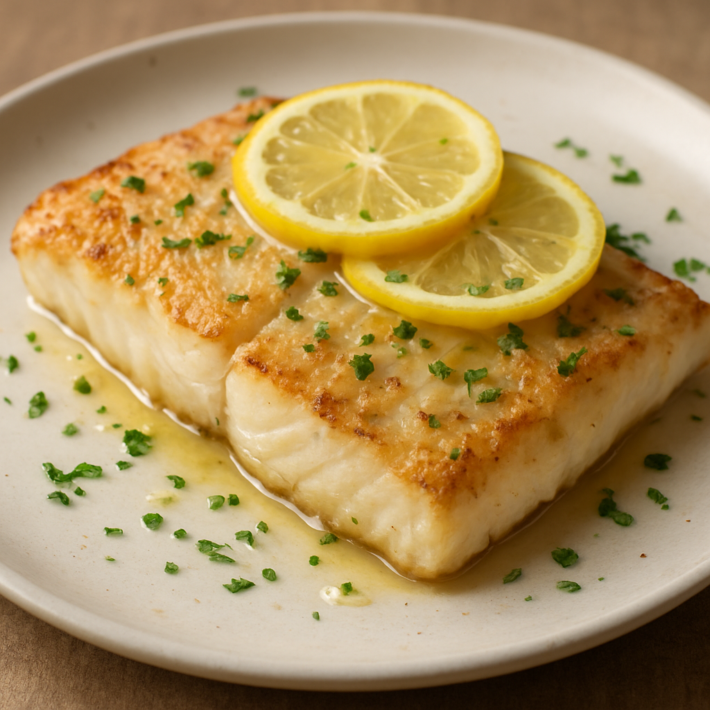 דג אפוי בלימון ושמן זית