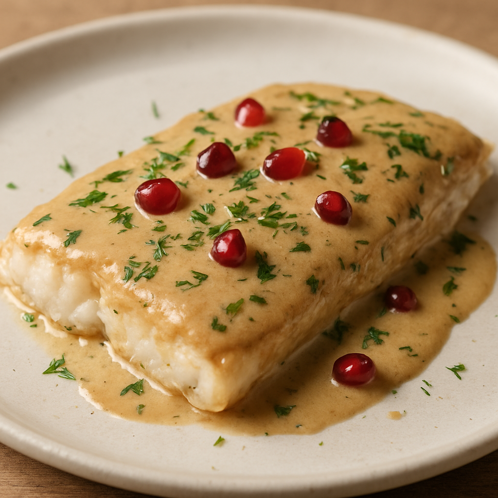 דג אפוי ברוטב אגוזים גאורגי