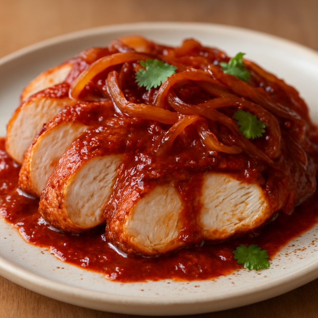 דורה ווט צלוי בחמאה ובברברי עם בצל מקורמל