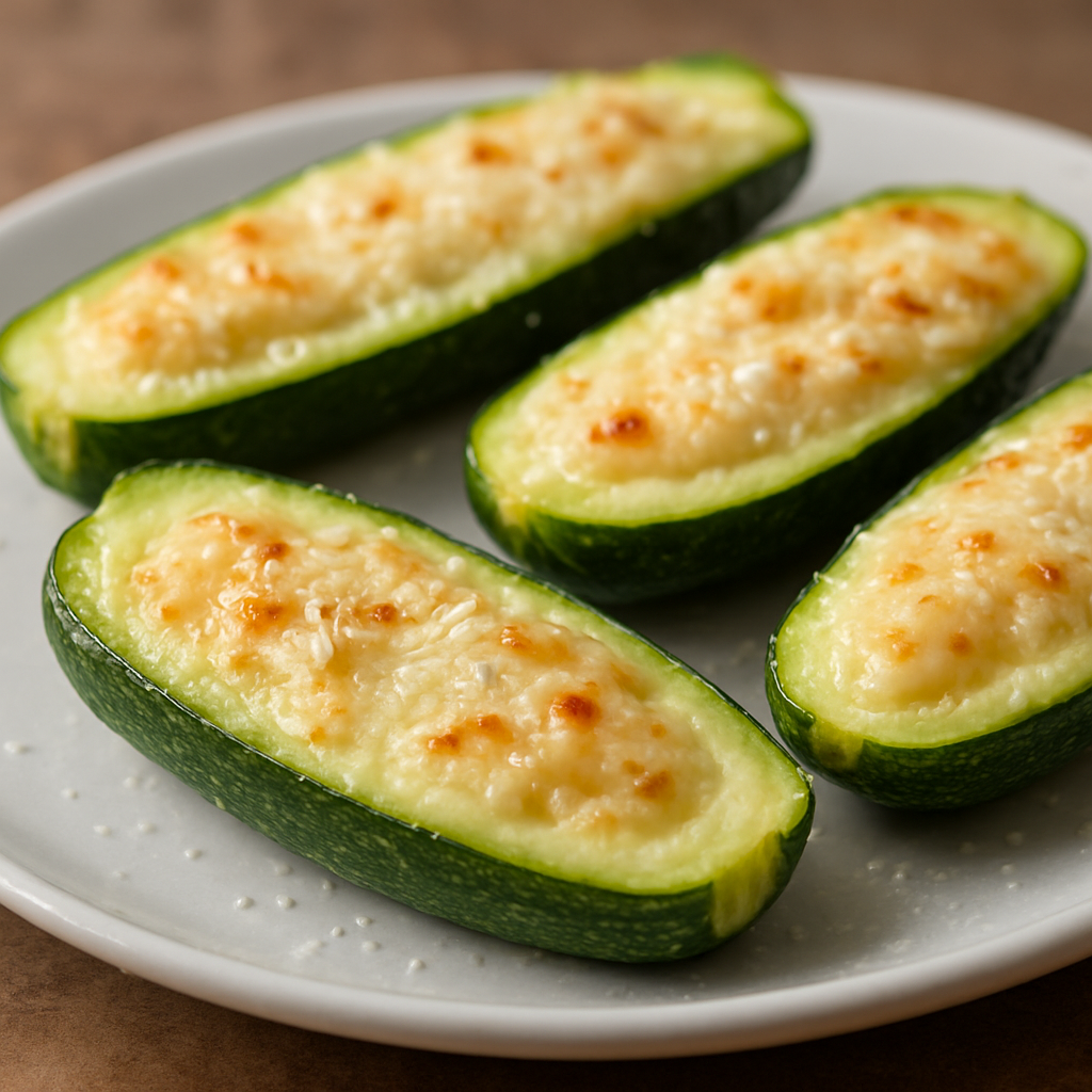 זוקיני ממולא תערובת גבינות באידוי