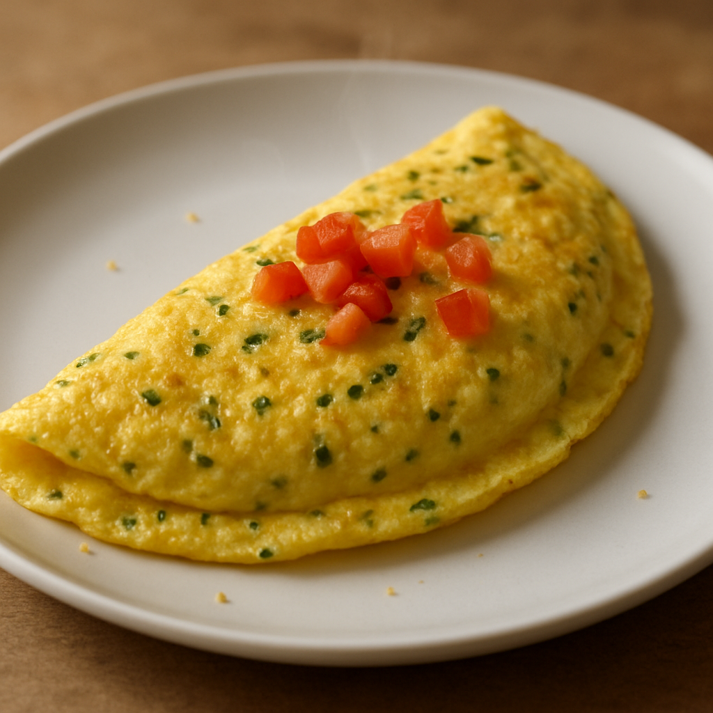 חביתה מוקצפת בזעתר