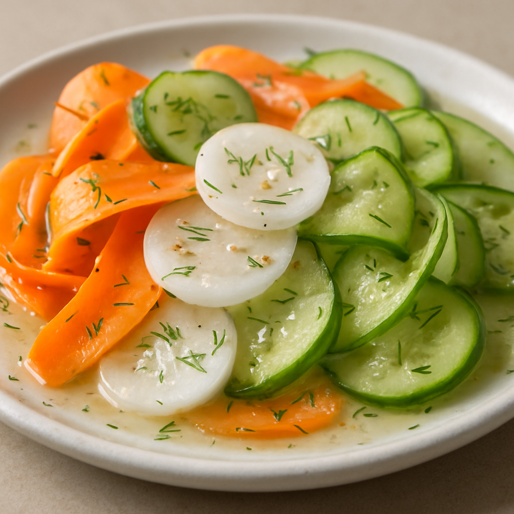 חמוצים מהירים בסגנון סקנדינבי