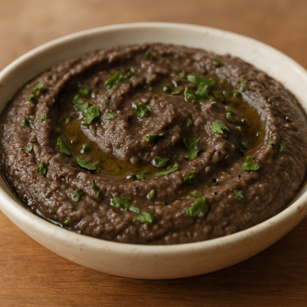 חציל מעושן קר בסגנון קזחי עם יוגורט