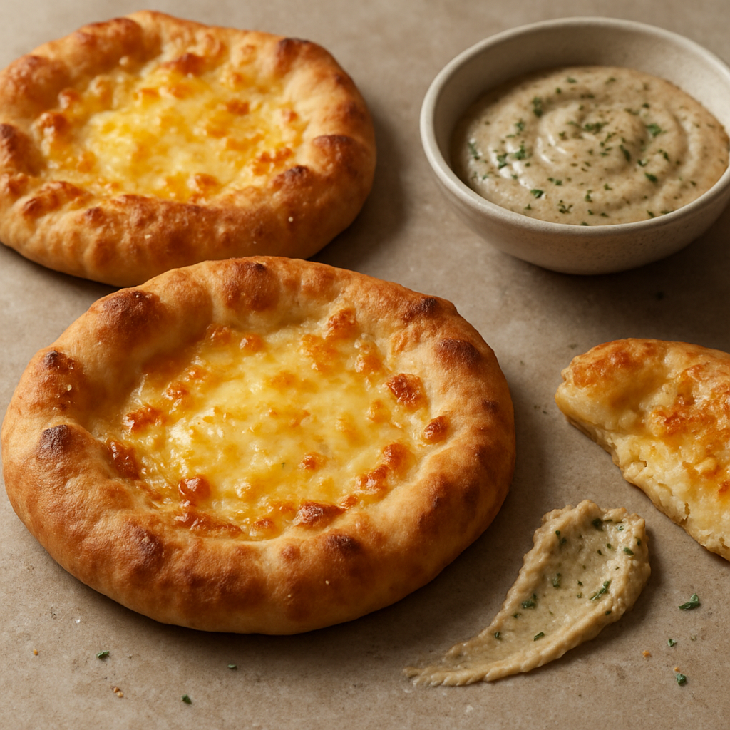 חצ'פורי אימרלי עם מטבל אגוזים חלק