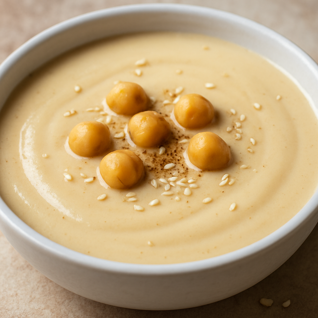 טחינה ביתית עם חומוס ותבלינים