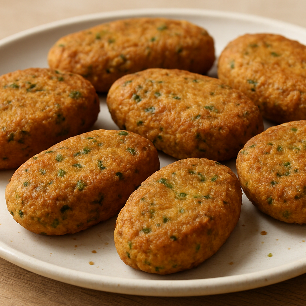 טעמיה מצרית אפויה עם עשבים וחרדל