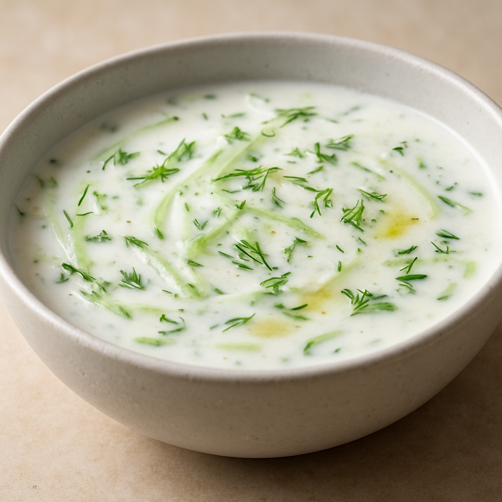 טראטור קר עם ירקות גוליאן