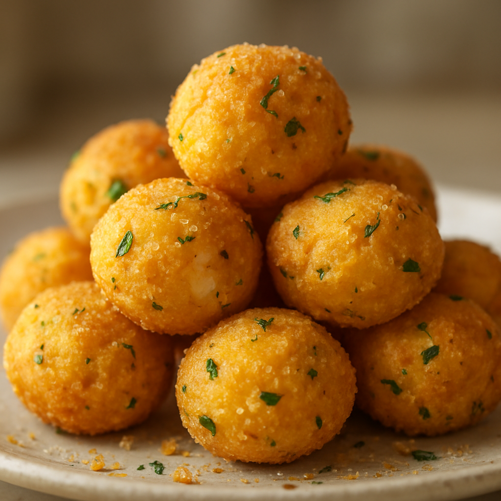 כדורי גבינה מטוגנים פריכים