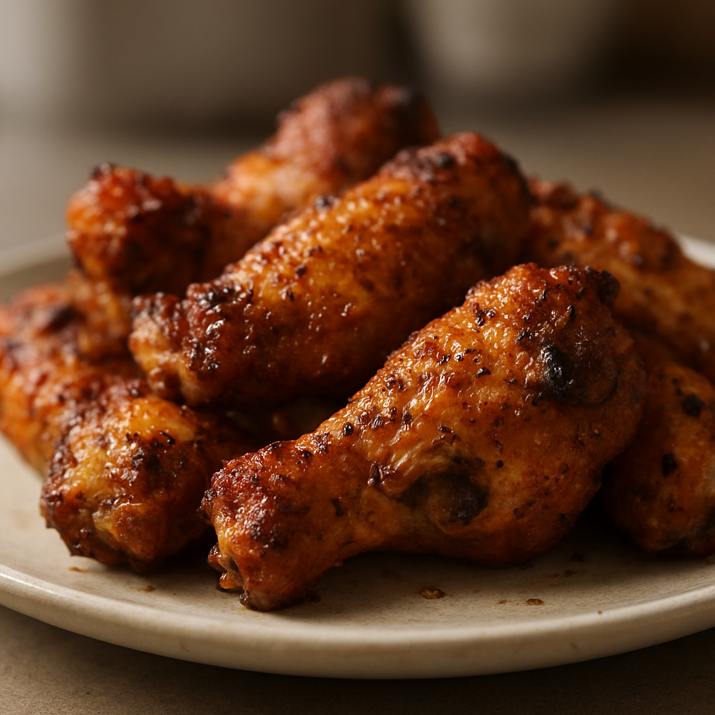 כנפי עוף מעושנות בציפוי פריך ותיבול מדויק