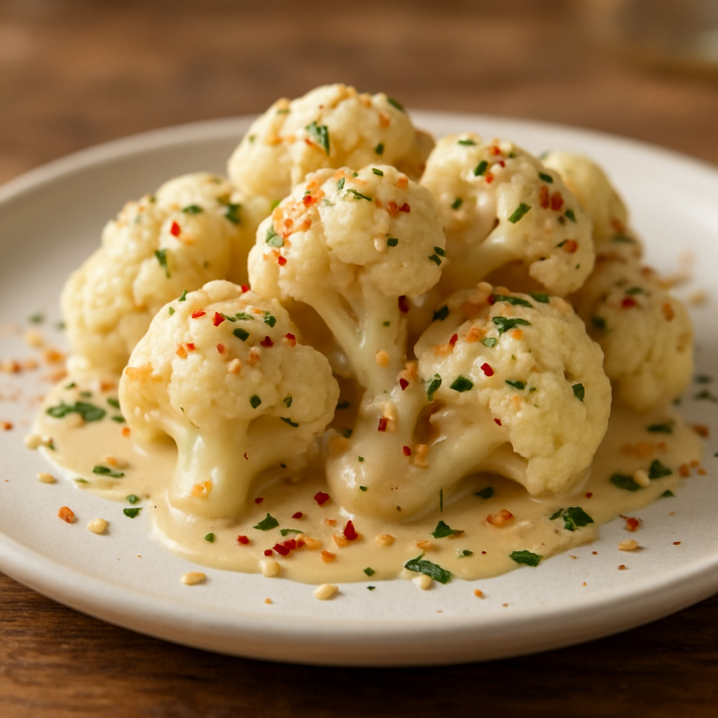 כרובית כבושה קלה עם רוטב טחינה צרובה