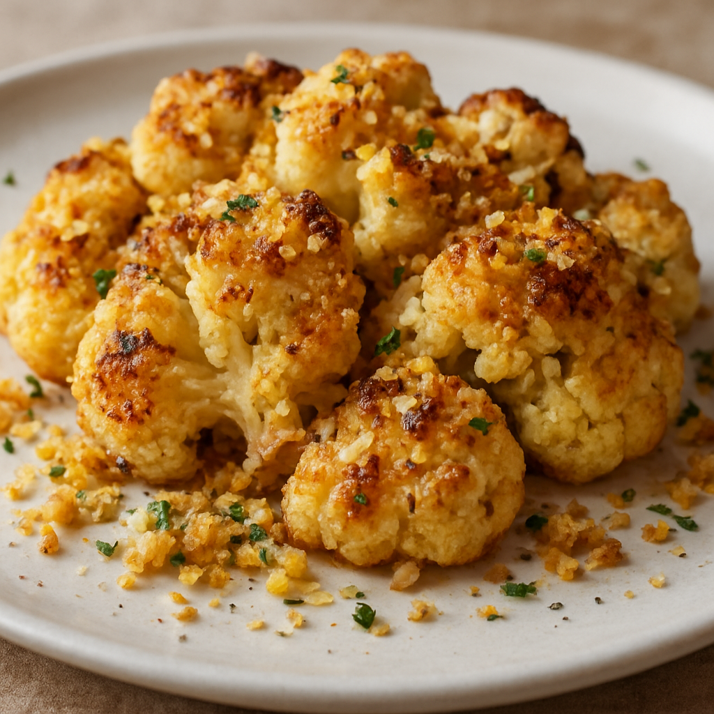 כרובית צלויה בלימון וקראנץ' מלח לימון