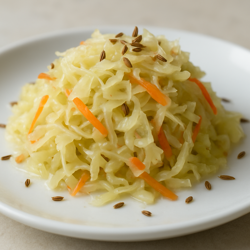 כרוב לבן כבוש מהיר בסגנון סלאו סלובקי