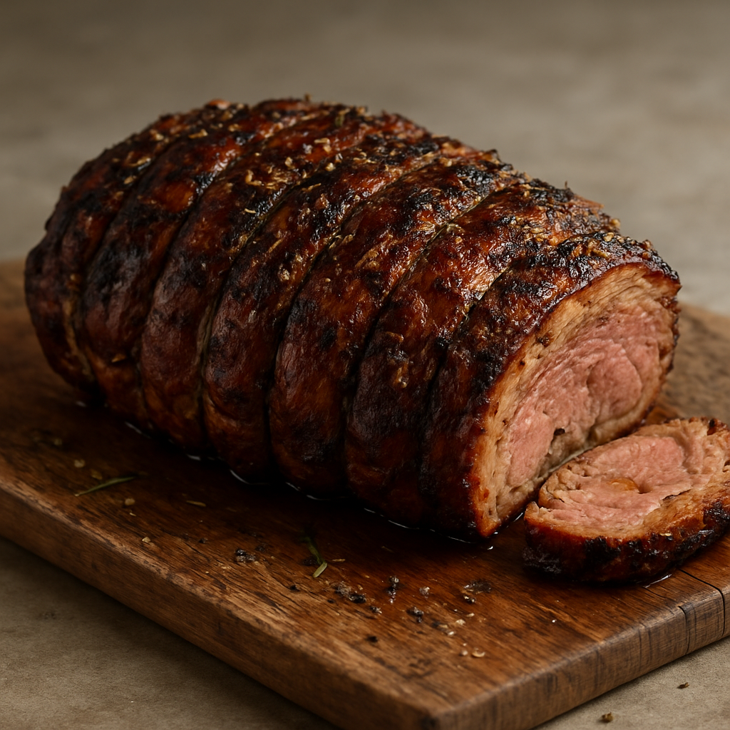 כתף כבש מעושנת ברוזמרין בסגנון איטלקי-כפרי