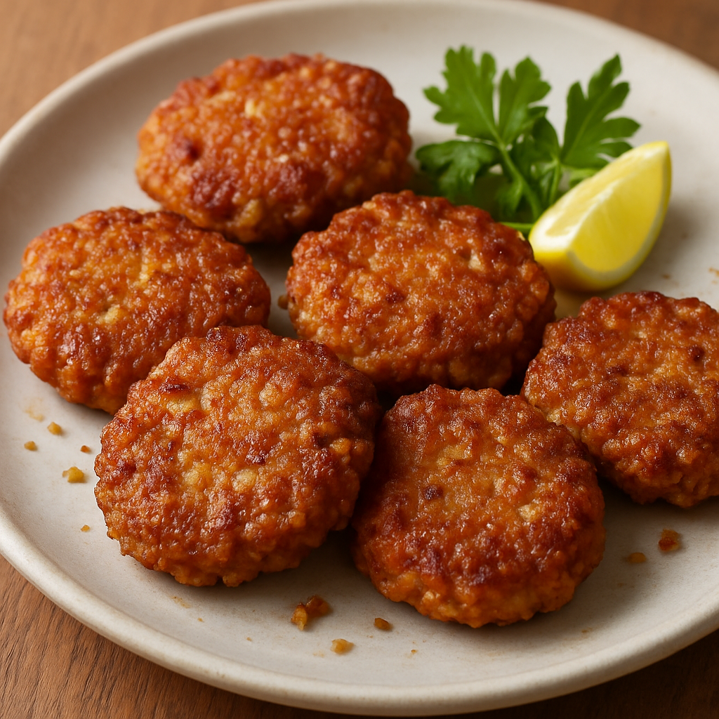 לביבות בורגול מהירות עם שום וכמון