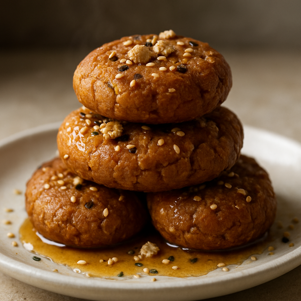 לביבות חלבה וטחינה פריכות