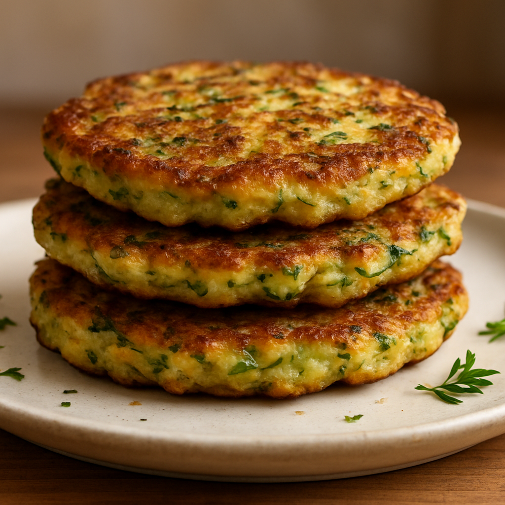 לביבות קישואים בתנור עם קרום פריך