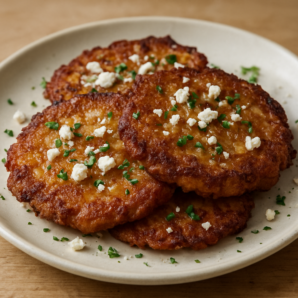 לביבות תפוחי אדמה וסירנה