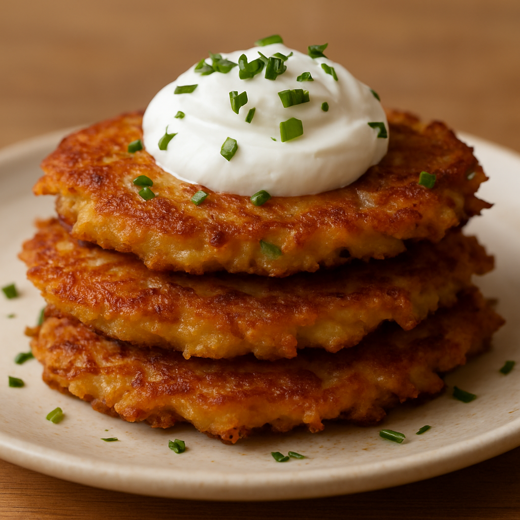 לביבות תפוחי אדמה סלובקיות עם רוטב צירופתי ולאזן חריפות