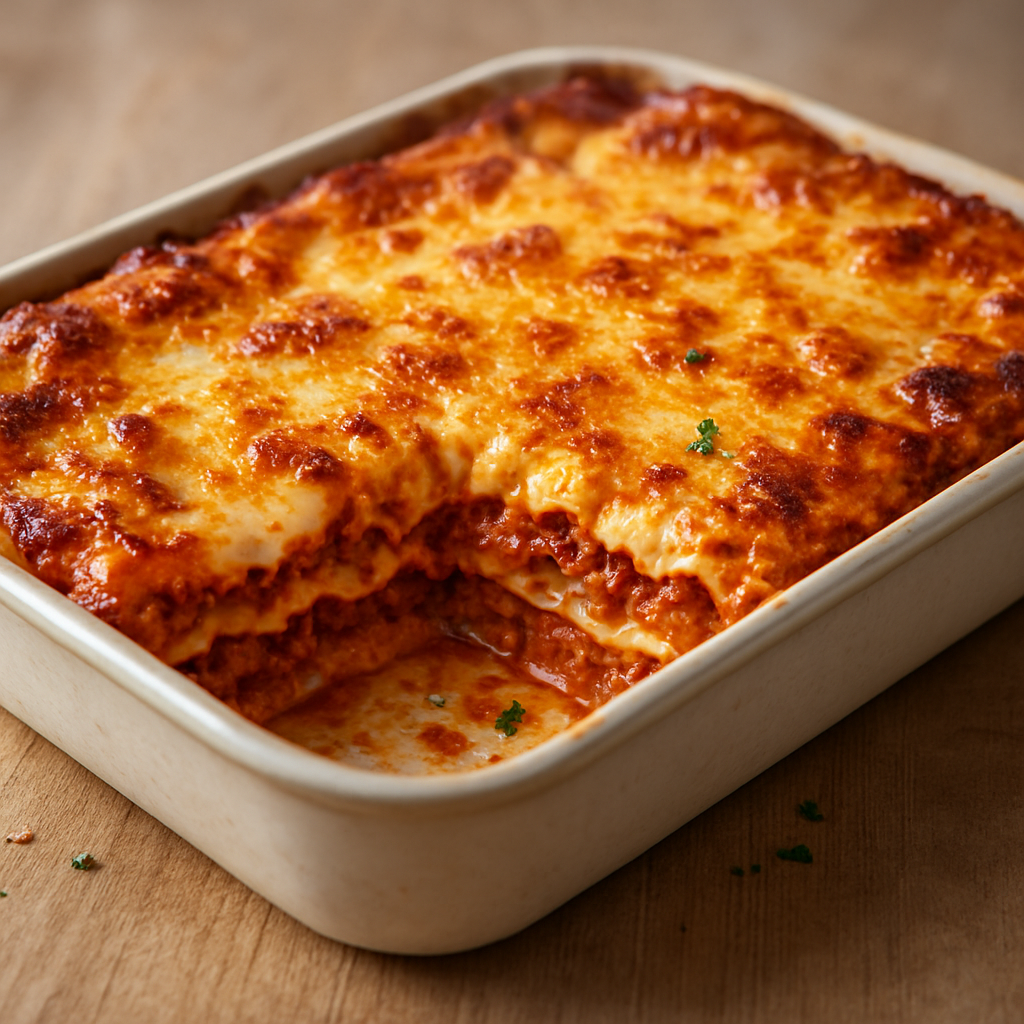 לזניה בתנור באפייה איטית