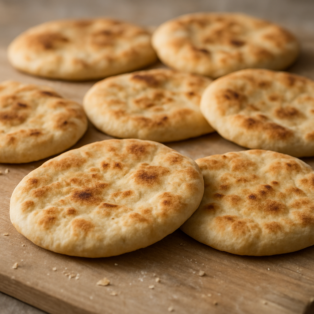 לחמניות מצריות רכות באוויר ביתי