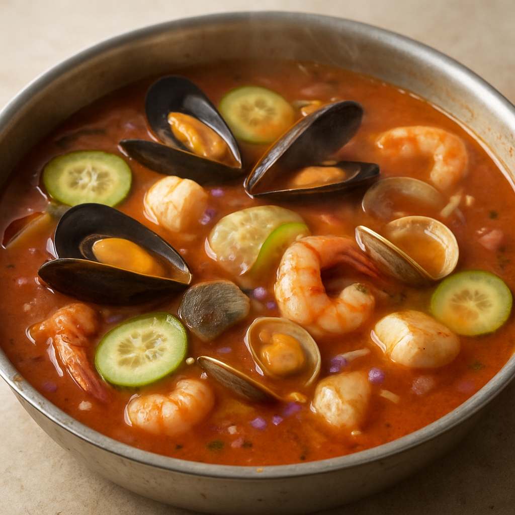 מדוושה פירות ים קרואטית עם חמצה עדינה