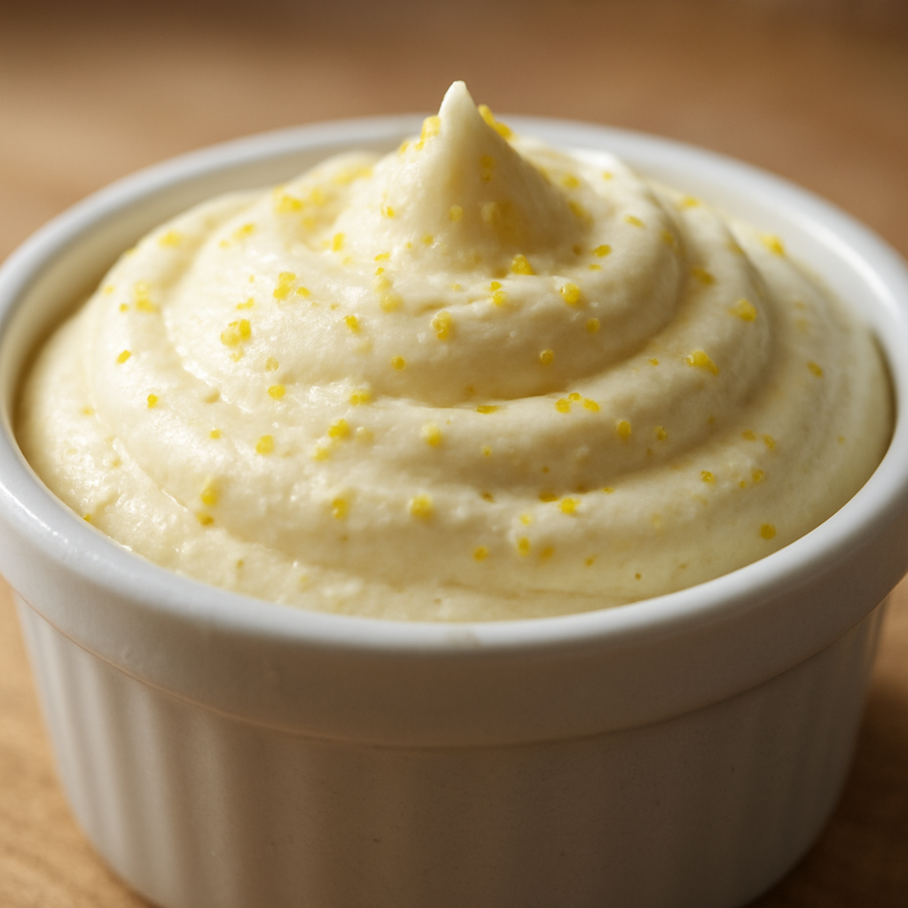 מוס גבינה ולימון קל