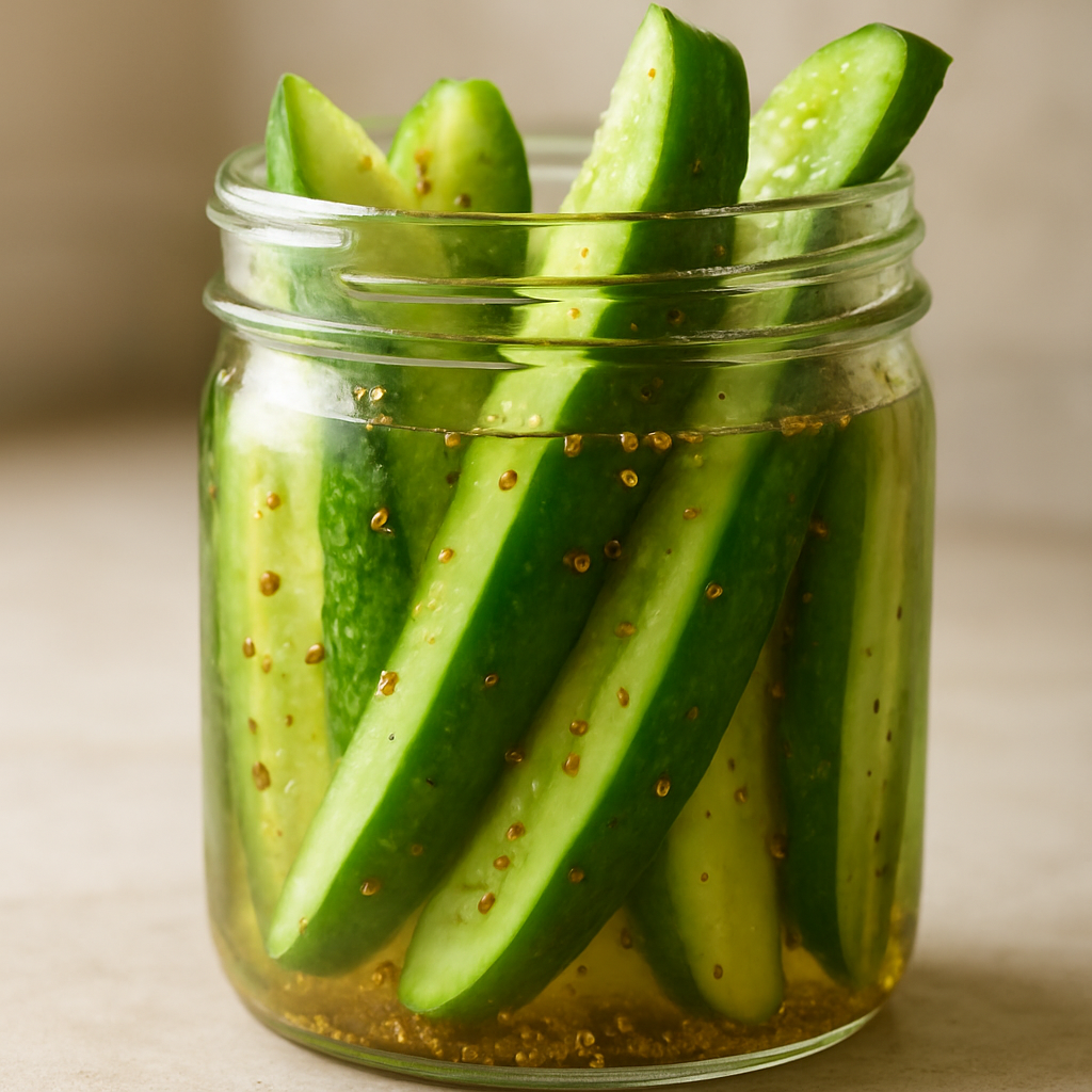 מלפפונים חמוצים בסגנון הודי