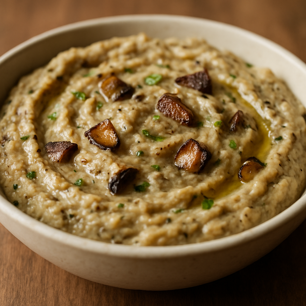 ממרח חציל מעושן עם פורצ'יני