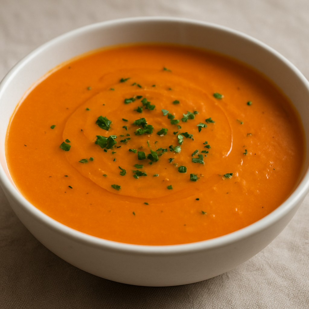 מרק עדשים אדומות עם כמון ולימון