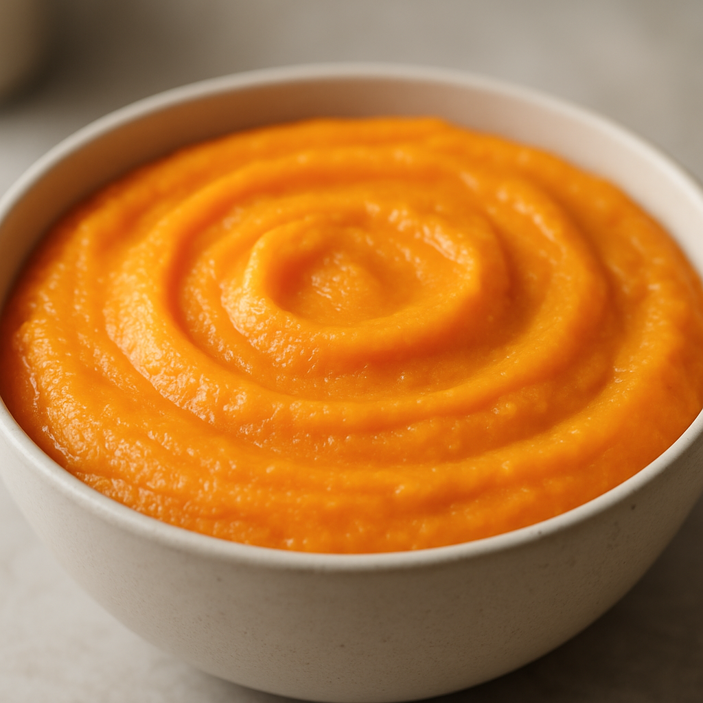 מרק קרם בטטה עם צמצום טעמים