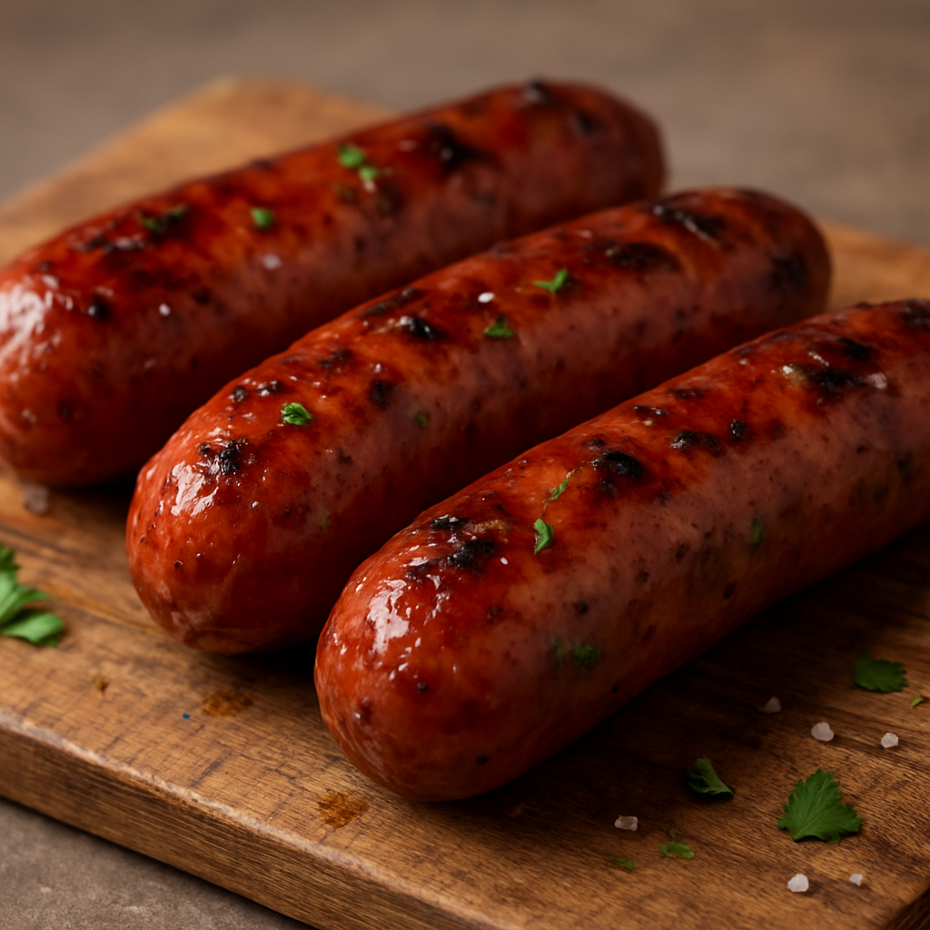 נקניקיות מעושנות בדבש ושום