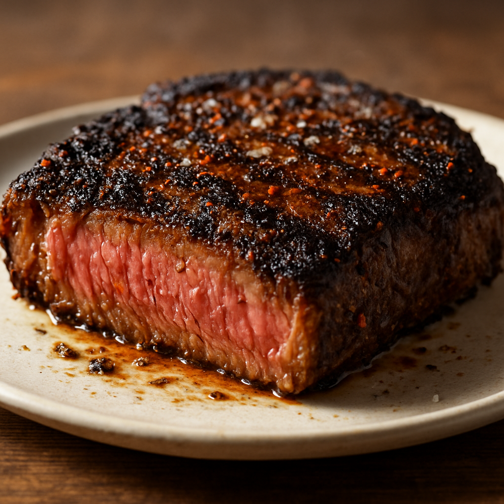 סטייק פרוס במרינדה פיקנטית