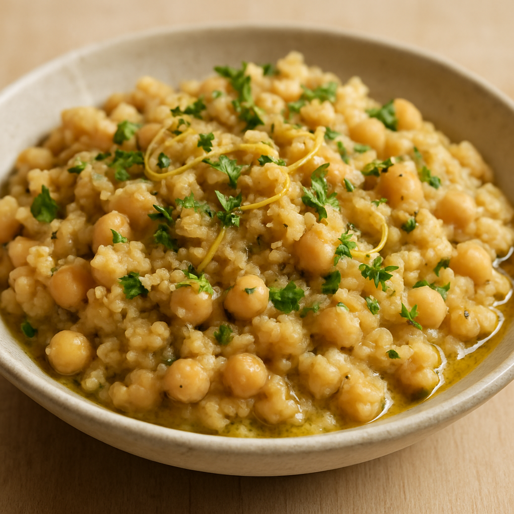 סלט חומוס בדואי חמצמץ