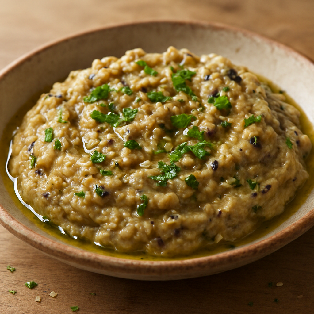 סלט חציל צרוב בסגנון זאולוק אלג'יראי