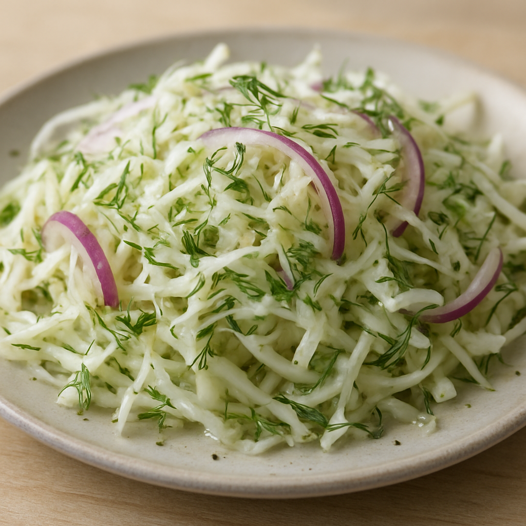 סלט כרוב ושמיר