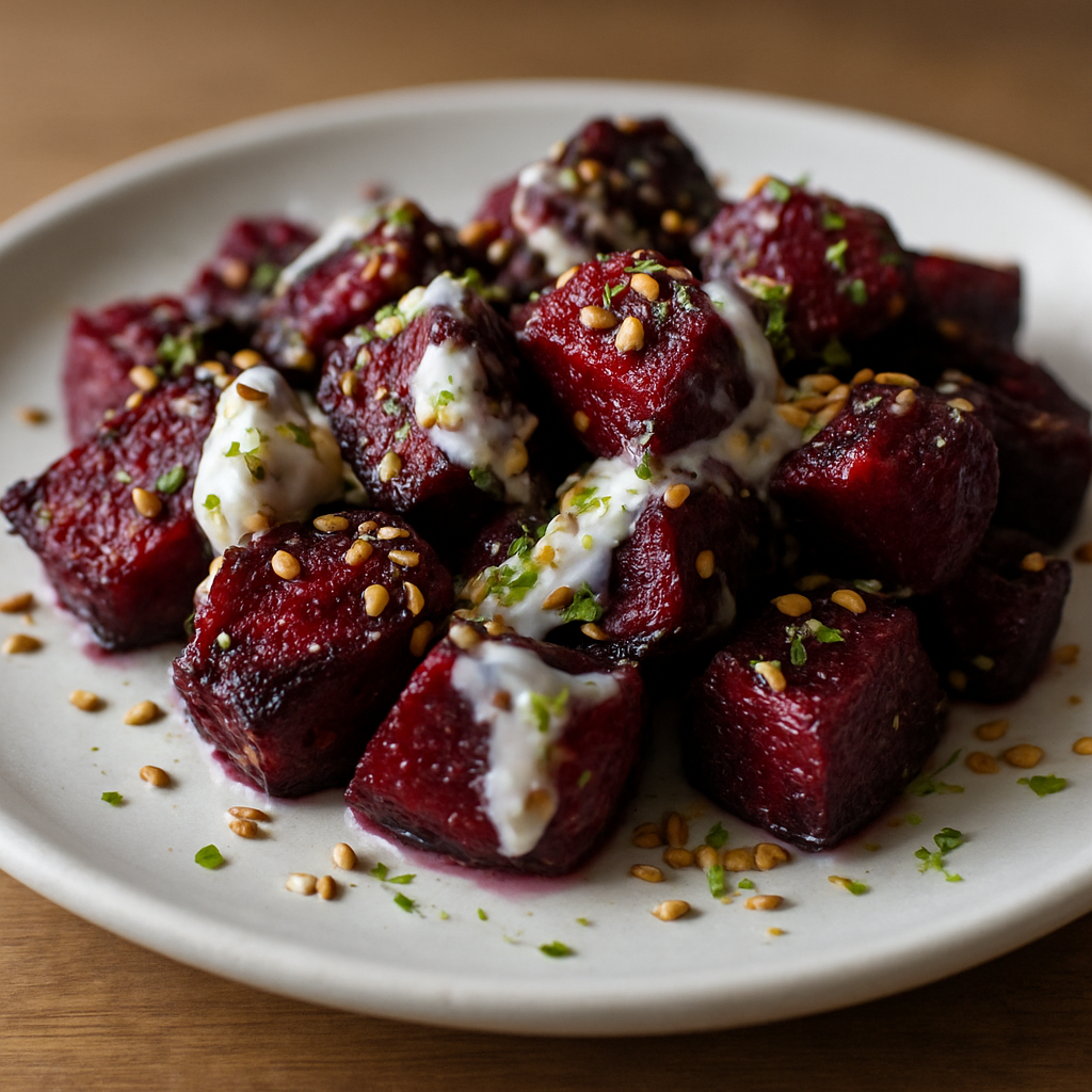 סלט סלק סקנדינבי עם יוגורט וליים