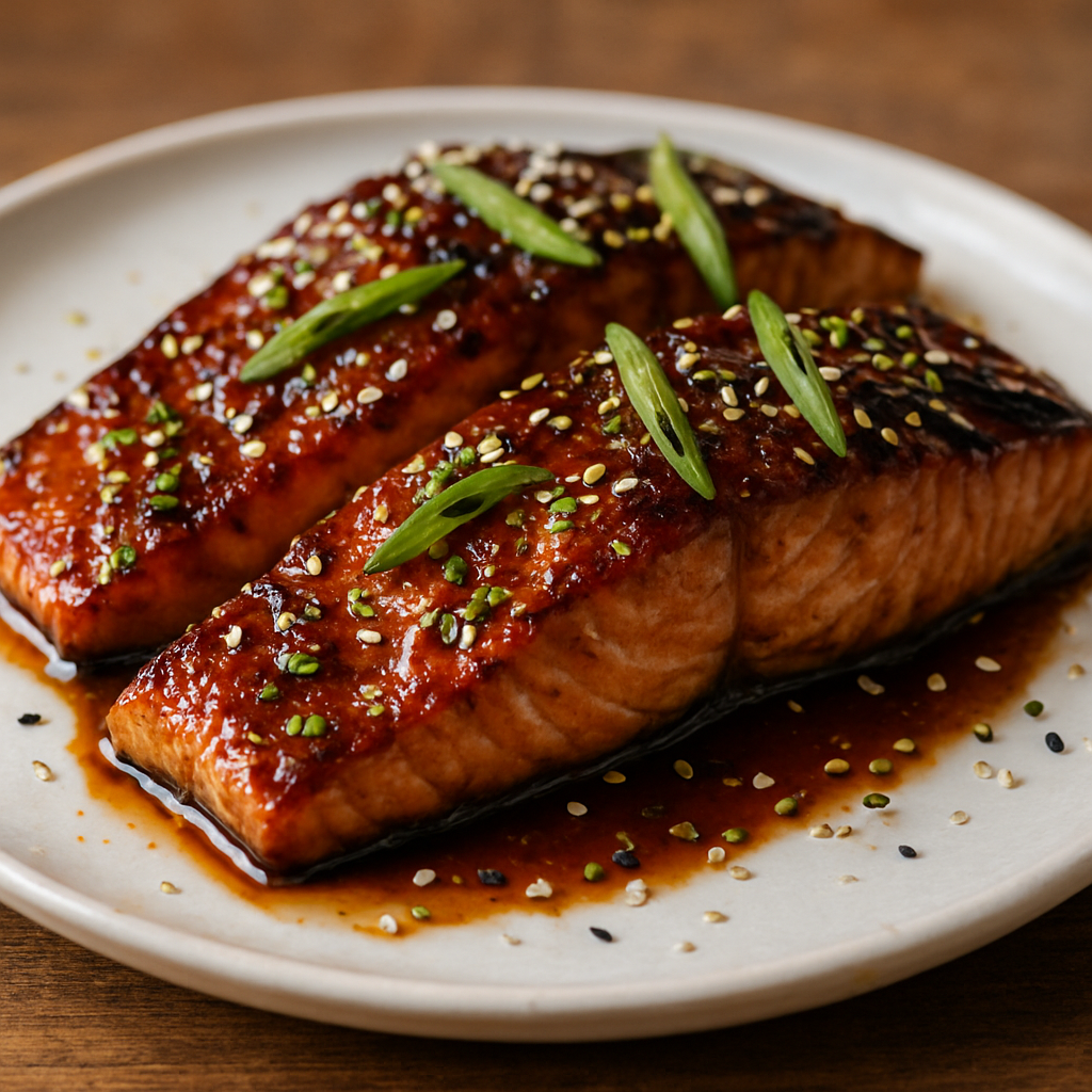 סלמון בישול ארוך בטמפרטורה נמוכה עם סויה וליים