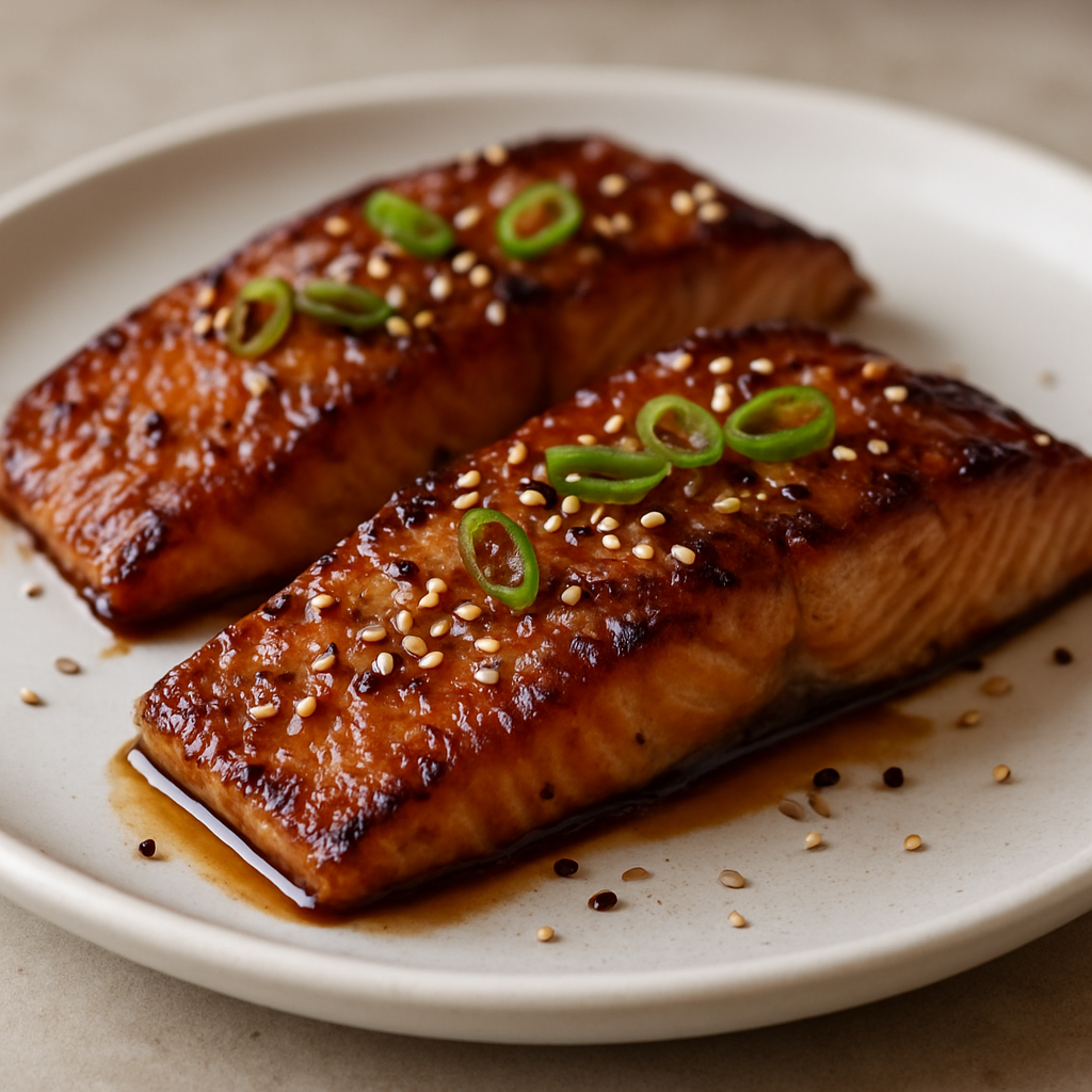 סלמון במרינדת מיסו וסויה