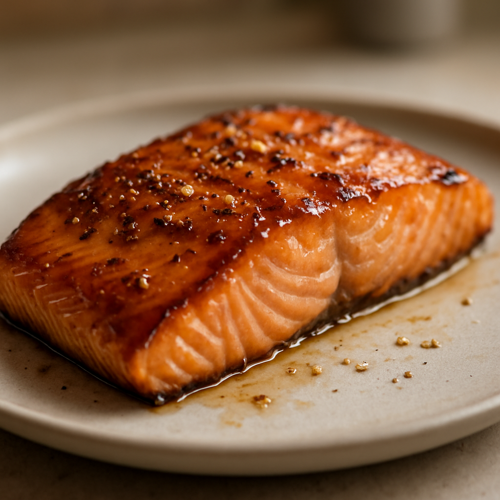 סלמון מעושן קל עם רוטב ליים-דגים מרוסק בבלנדר