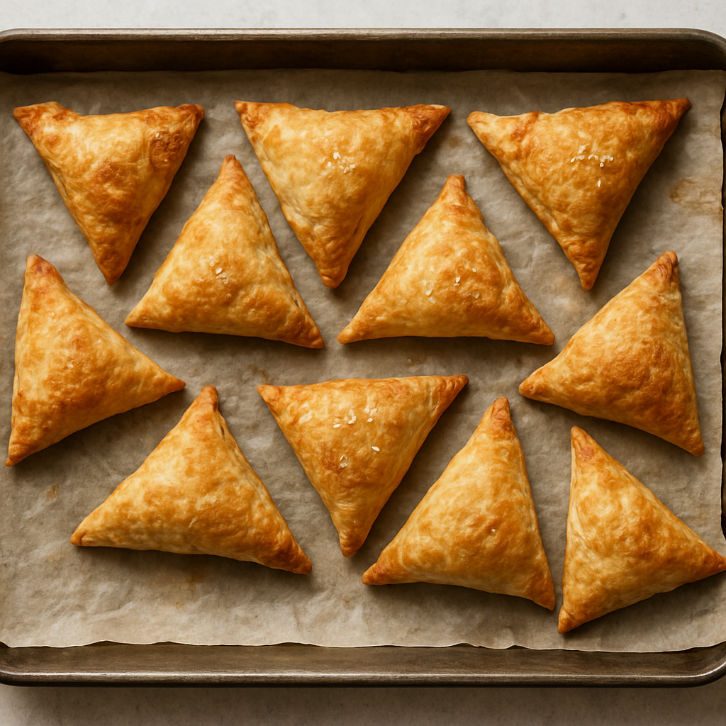 סמבוסות אפויות במילוי בשר ותבלינים סודניים