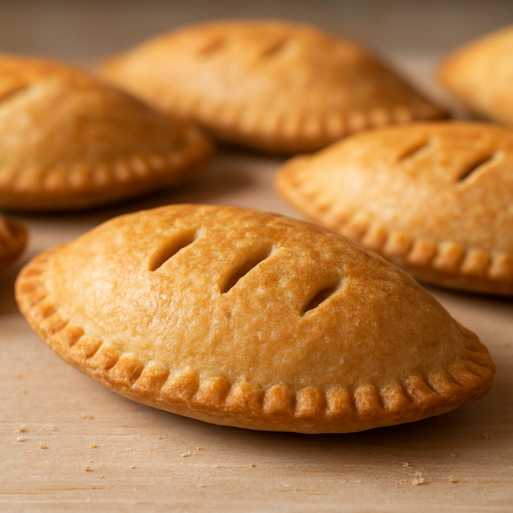 סמבוסק אפוי במילוי עדשים חריפות וקישוא צרוב אופציונלי