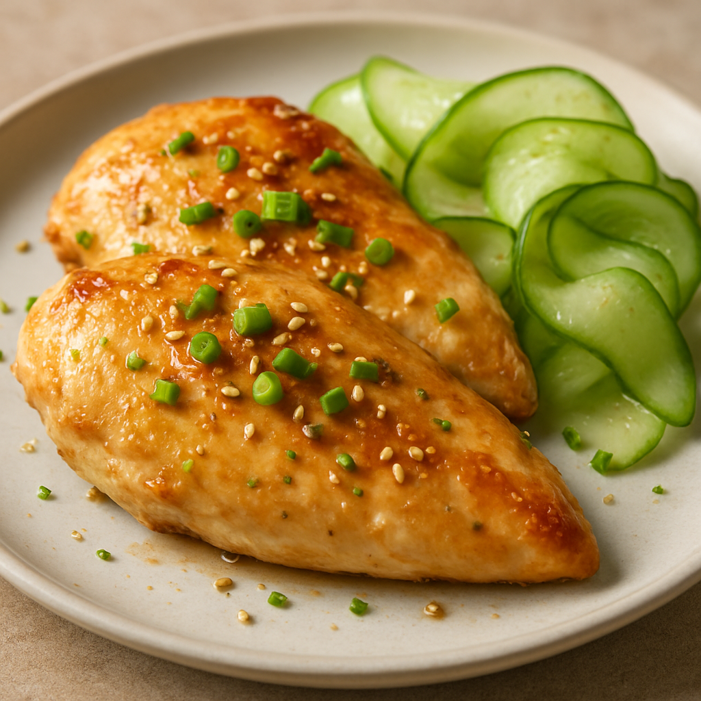 חזה עוף אטי בישול ארוך בטמפרטורה נמוכה עם נגיעת ליים